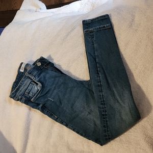 Trafaluc by Zara Denimwear Collection Women High Rise Skinny Distressed Jeans